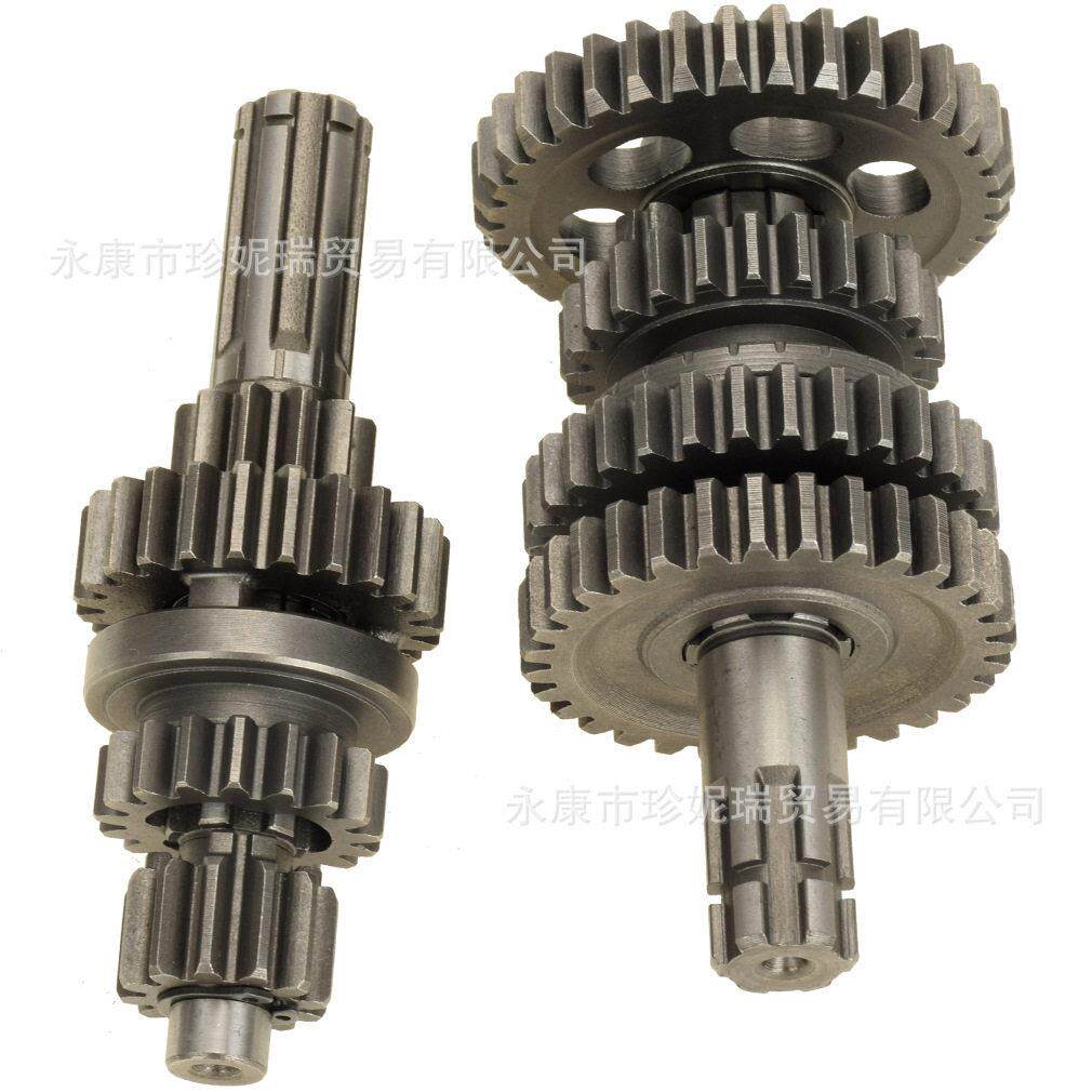 ATV沙滩摩托车70cc 90 110 125CC发动机4挡离合器3+1变速箱主副轴