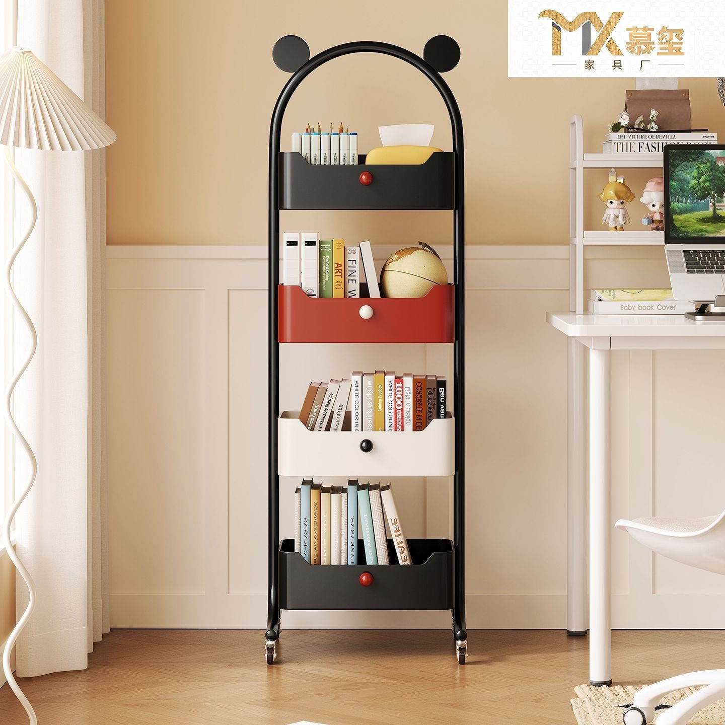 零食饮料收纳架带轮可移动夹缝小推车置物架落地收纳柜多层收纳车,自行车/骑行装备/零配件,自行车包,淘宝优惠券,粉丝福利购,淘宝优惠卷