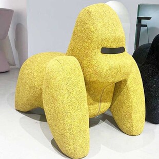 网红动物大猩猩儿童座椅懒人沙发休闲椅设计师款现代简约创意凳子