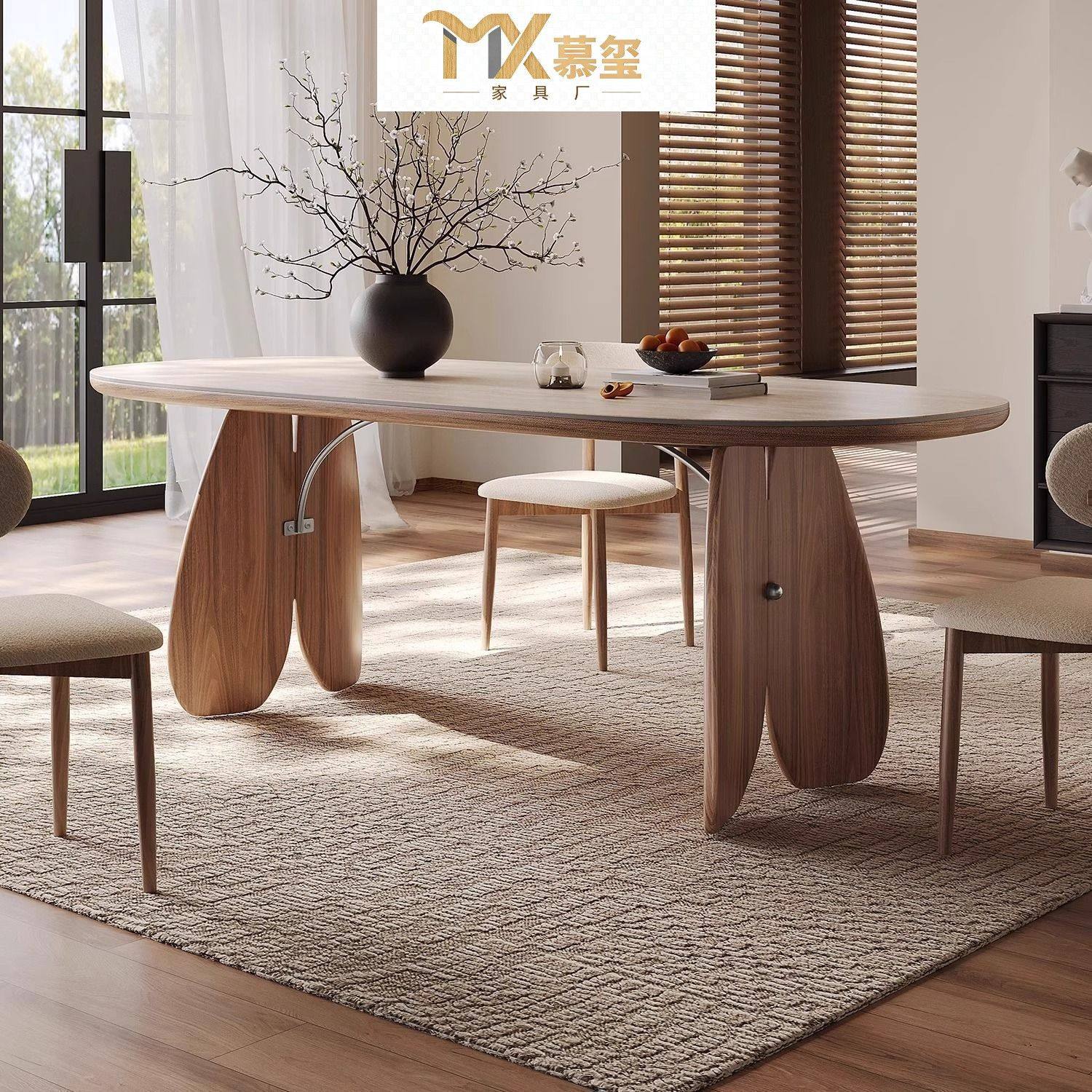 法式复古实木洞石岩板餐桌椅组合现代家用中古风椭圆形小户型饭桌,自行车/骑行装备/零配件,自行车包,淘宝优惠券,粉丝福利购,淘宝优惠卷