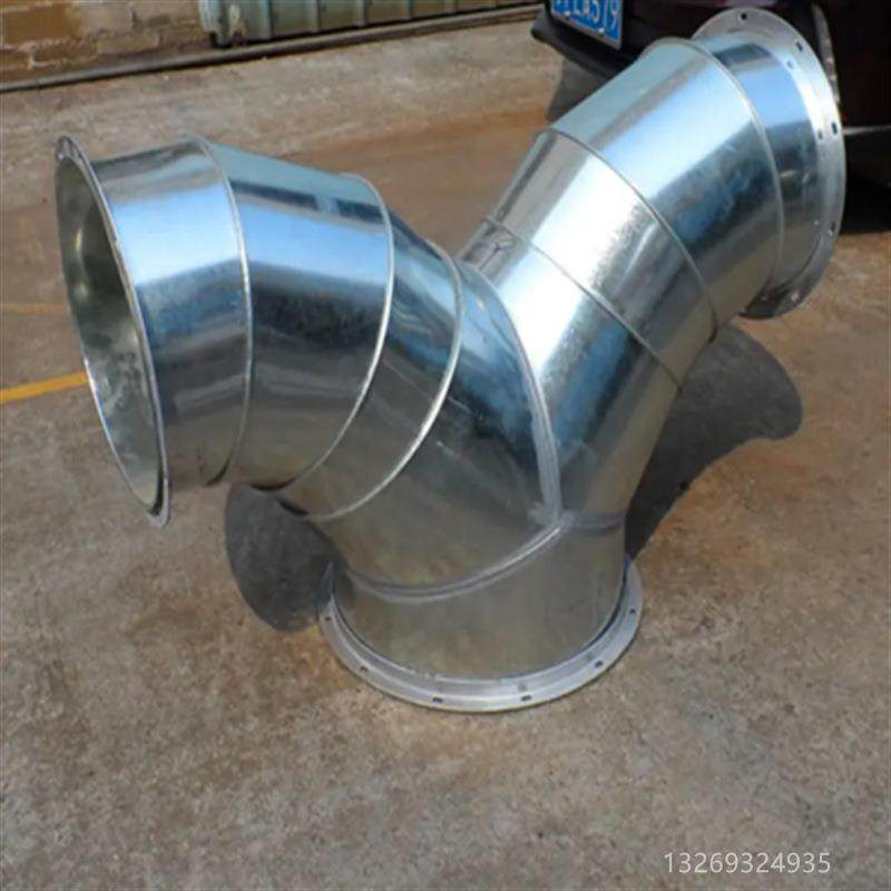 环保设备通风管道连接件镀锌板异形三通接口牛角弯头连接件,基础建材,风管,淘宝优惠券,粉丝福利购,淘宝优惠卷