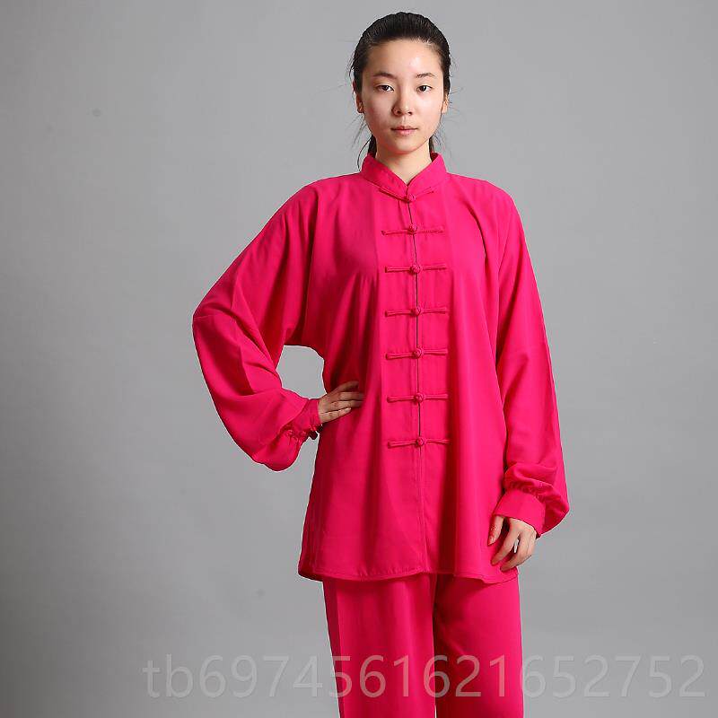 新款宏极极太服女春秋季比赛练功服极服拳演出春中老年武术服中国