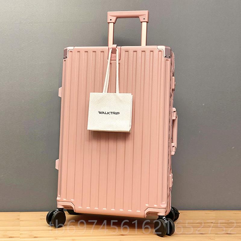 新款皮出国PC铝框拉杆箱万向轮226寸8行李女24寸密码旅箱行箱男20
