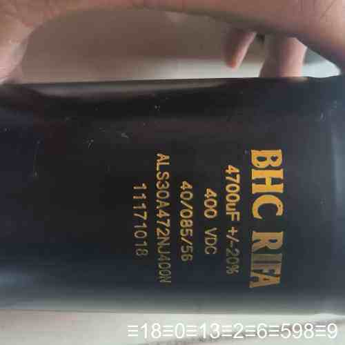 BHC电容4700UF 400V 尺寸75*115MM议价