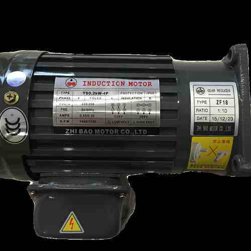 ZHI BAO马达 减速电机 YS0.2KW-4P ZF22 1:90  YSO.2KW