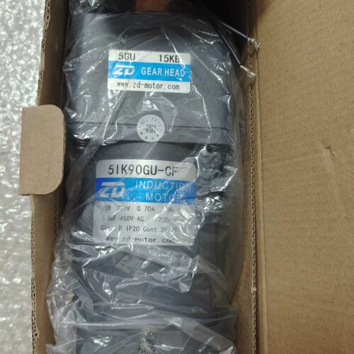 全新ZD中大力德交流感应减速电机，型号5IK90GU-CF，议价