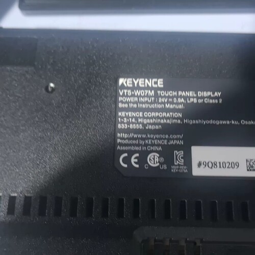 {议价}基恩士KEYENCE VT5-W07M触摸屏显示器，日本