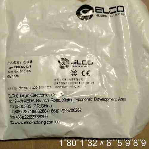 宜科ELCO连接器 ECS-CO12.3 正品 1