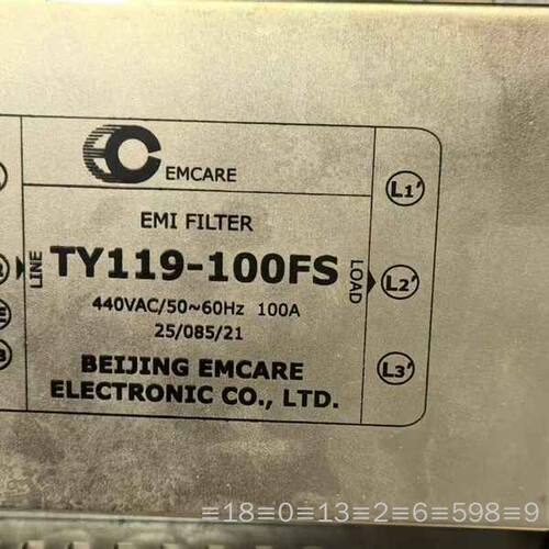 EMCARE EMI滤波器  TY119－100FS议价