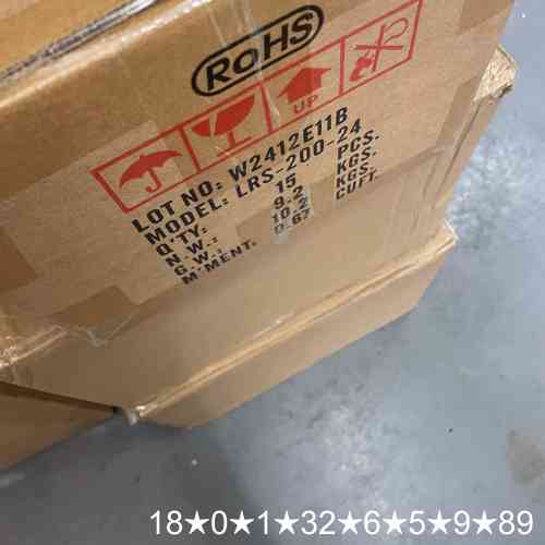明纬电源LRS-200-24,24V输,8.8A,输入