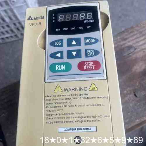 变频器VFD022B43B/2.2KW/380V成色如图