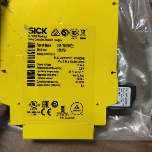安全继电器 FX3-CPU130002 订货号1--议价商品