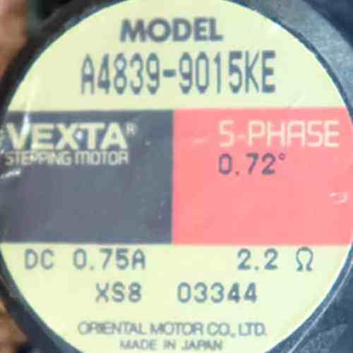 标价现货 VEXTA东方五相步进电机A4839-9015KE