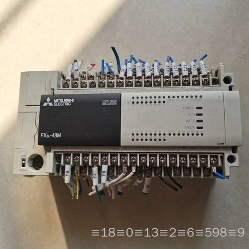 PLC FX3U-48MT/ES-A，，功能正常议价