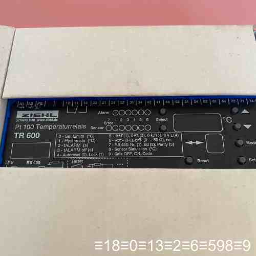 ZIEHL 继电器模块TR600 T2241议价