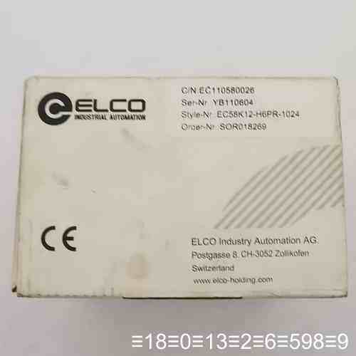ELCO宜科编码器EC58K12-H6PR-1024议价