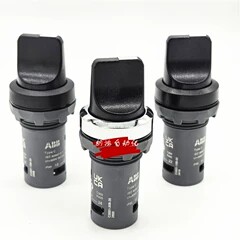 ABB三位选择开关C3SS1-10B-20/02 三档自锁型旋钮 30B-20