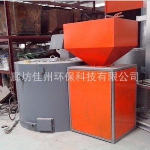 一吨坩锅熔铝炉生物质颗粒化铝炉铝件铝锭易拉罐熔化炉废铝熔炼炉