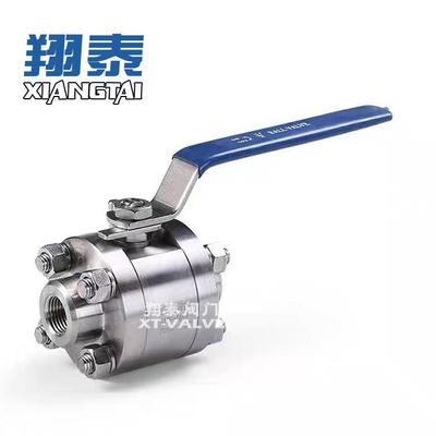 锻钢F304高压三片式球阀FORGED3PCBALLVALVE