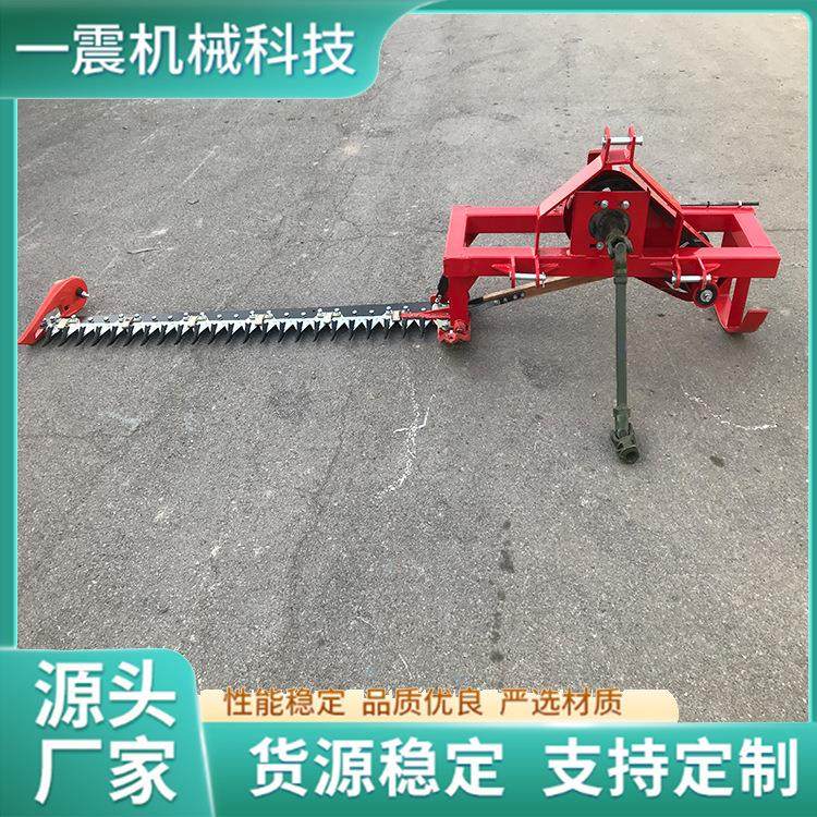 往复式割草机割苜蓿牧草艾草机器后置打草机果园草地