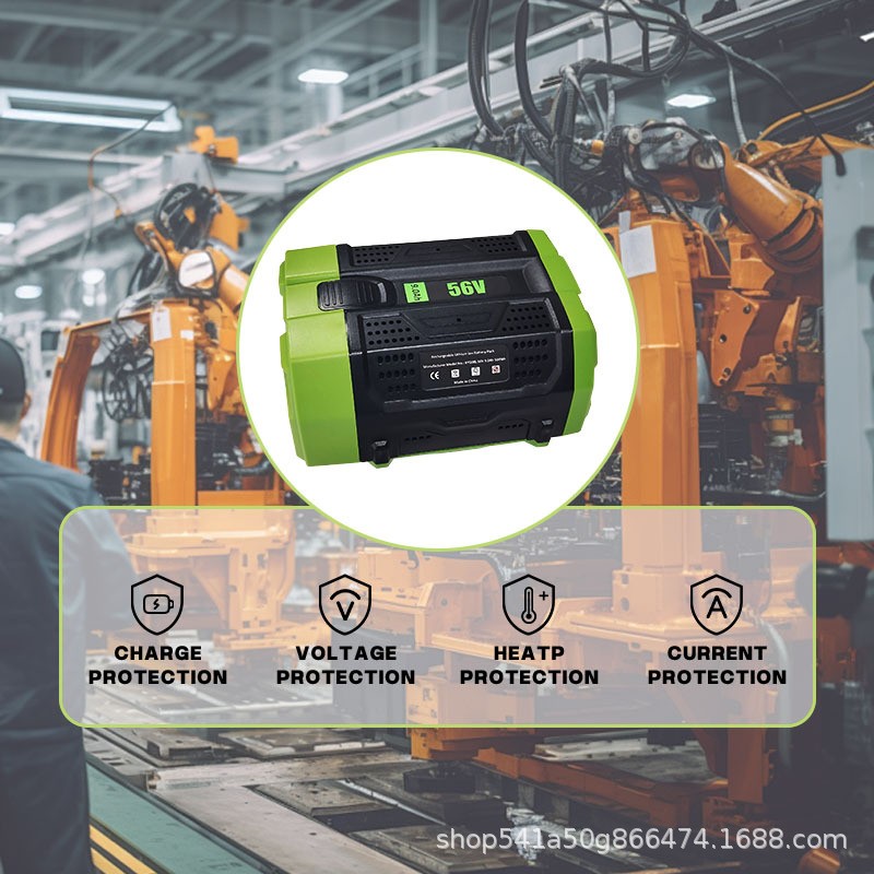 适合EGO 56V电动工具电大容量持久续吹风机电池割草机电池BA5600T