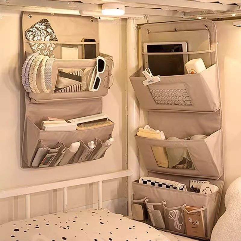 床上置物架墙面上放手机衣物的收纳挂袋上铺床头床边挂篮宿舍好物,收纳整理,书桌收纳置物架,淘宝优惠券,粉丝福利购,淘宝优惠卷