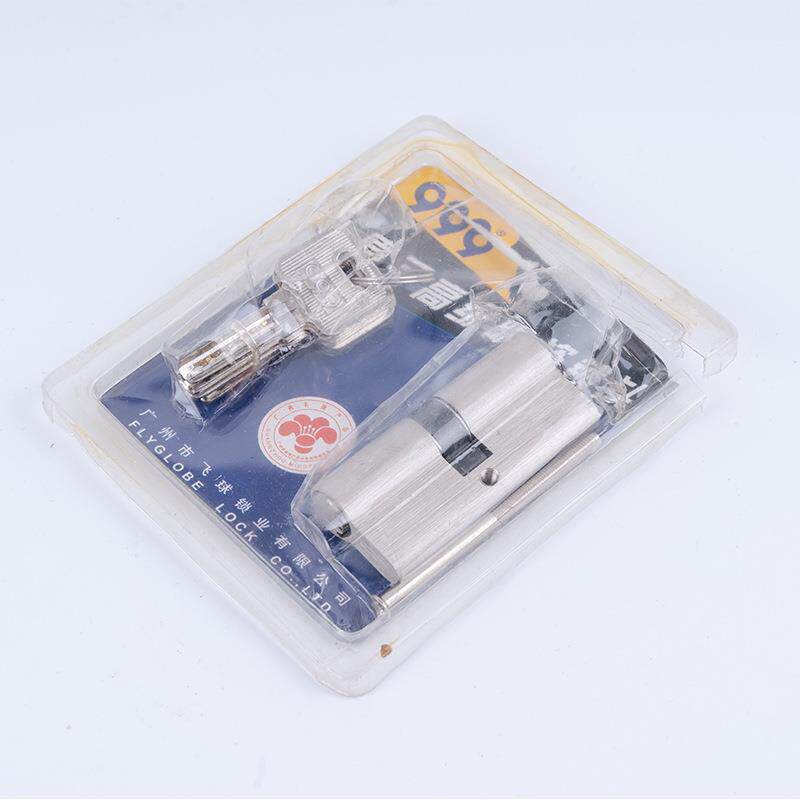 月牙匙插芯锁头防盗大门锁芯铜家用小锁头通开锁具防盗门