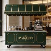 创业可移动摆摊小推车餐车商用户外摆摊餐车多功能手推夜市小吃车