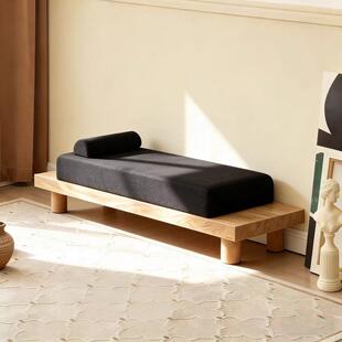 中古风实木长条凳酒店民宿客房床尾凳样板房入户玄关凳衣帽间长凳