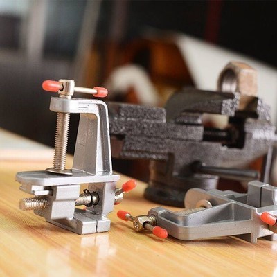 台钳台虎钳平口钳迷你小型重型家用桌虎钳工作台多功能夹具钳