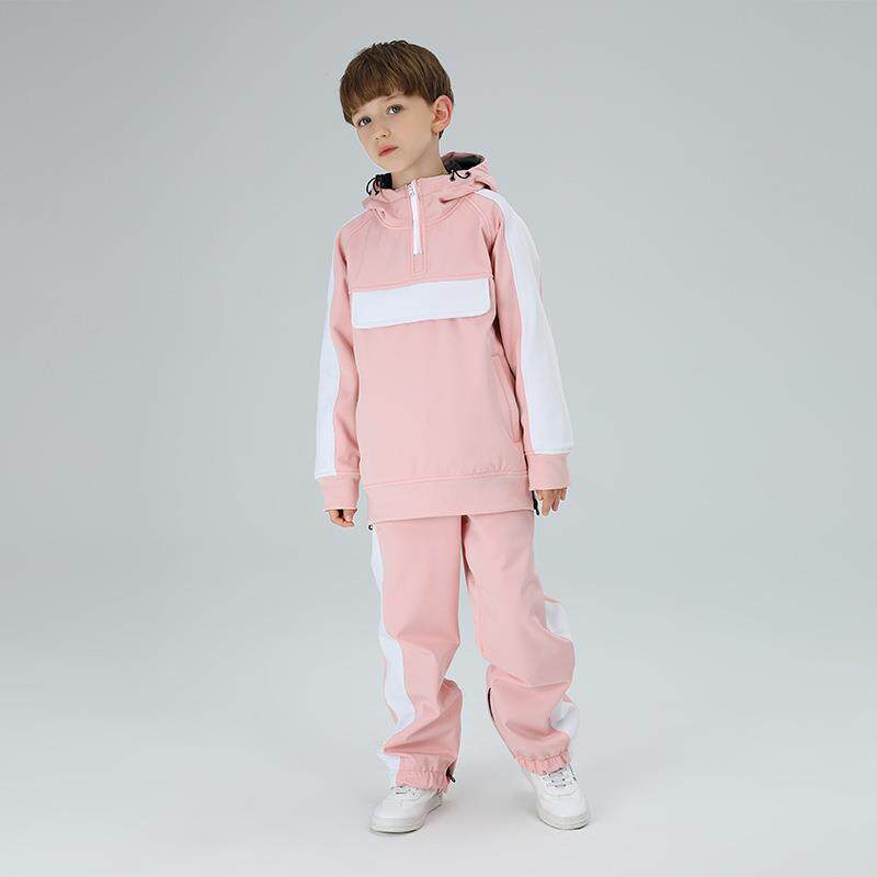 雪怡派新款儿童滑雪服套装分体男童防水女童户外亲子中大童雪服