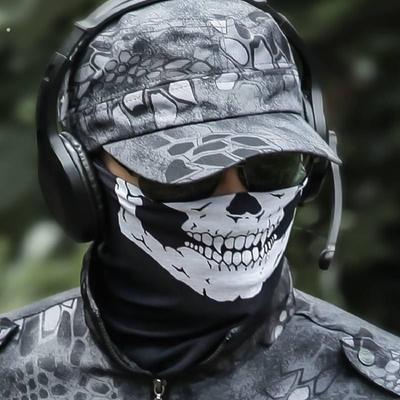 幽灵面罩骷髅面罩幽灵面具使命召唤头套叙利亚drill头套骷髅头巾