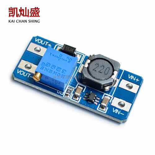 MT3608 DC-DC升压模块2A升压板输入电压2-24V升5/9/12/-28V可调