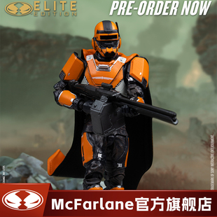 【现货】 麦克法兰精英版地狱潜兵2 超级公民战壕工程师 1/10手办