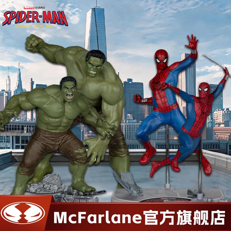 麦克法兰 漫威绿巨人 蜘蛛侠 崭新之日 彼得帕克 1/6雕像手办 - 实物图