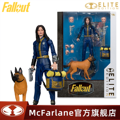 【现货】麦克法兰mcfarlane精英版辐射女主露西1/10可动手办摆件