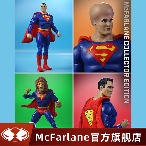 【现货】麦克法兰mcfarlane奇妙冒险超人变体1/10可动手办玩具