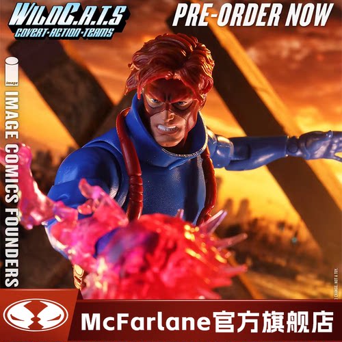 【现货】麦克法兰mcfarlane精英版斯巴达 野猫战队 1/10可动手办