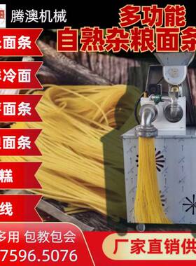 大型玉米面条机商用不锈钢自动多功能小型杂粮面条米线米粉压面