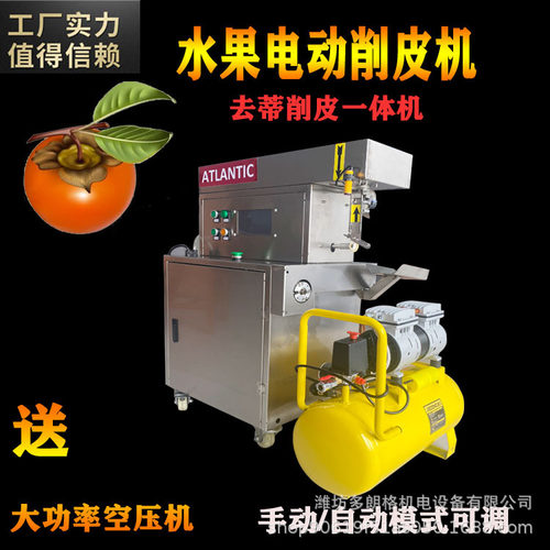 柿子去蒂去皮一体机商用自动削皮加工定制 苹果电动削皮机