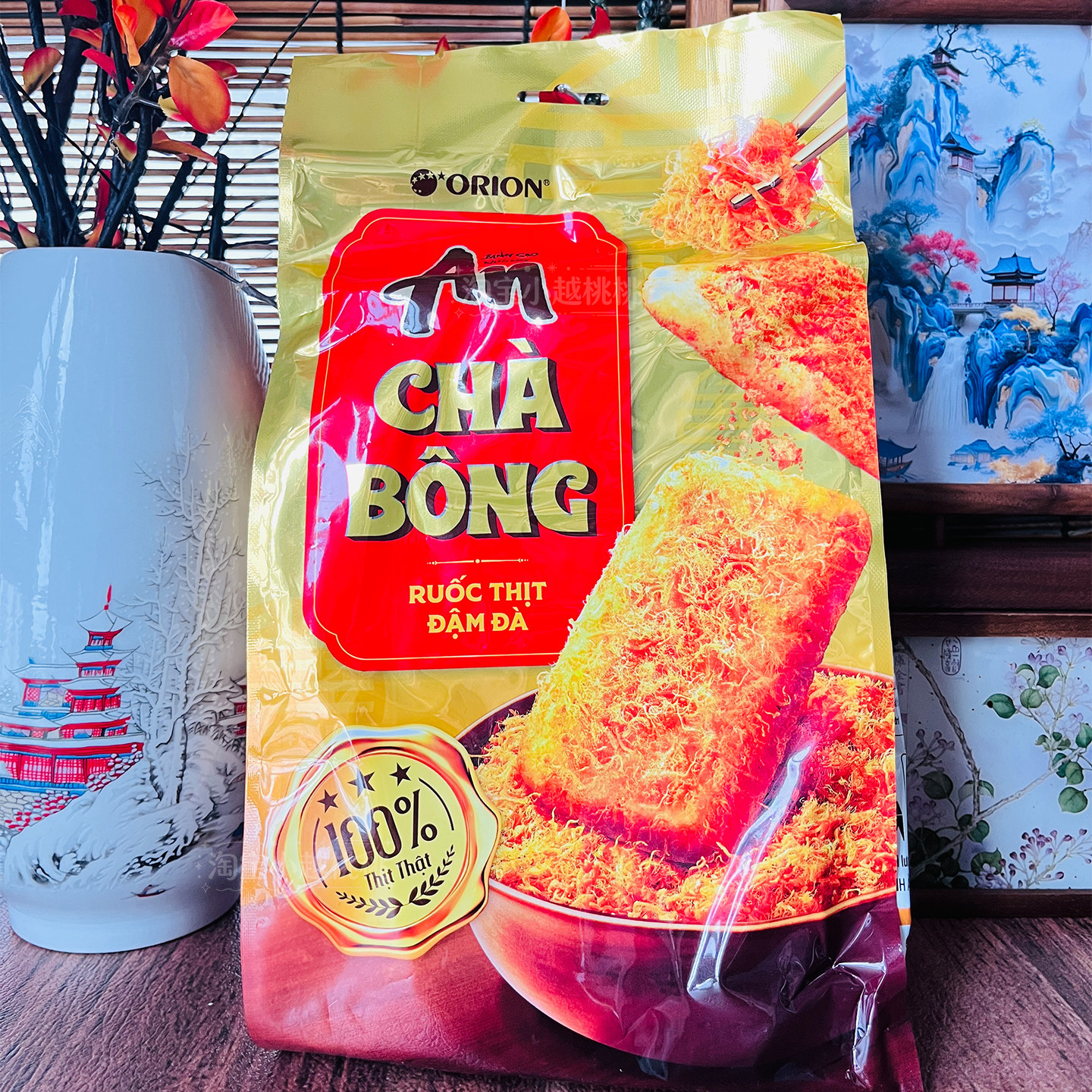 越南鸡丝肉松仙贝好丽友ORIO酥性饼干