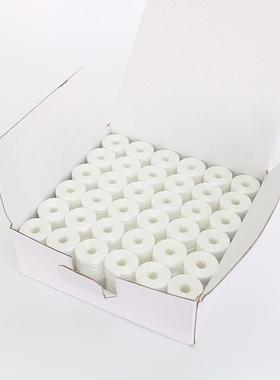 144个/盒白色L型无芯底线75D/2绣花线缝纫线缝纫机线底线线