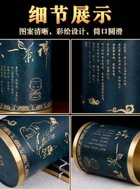 铜笔筒收纳盒摆件彩绘创意笔筒书房办公室桌面现代简约商务送礼品