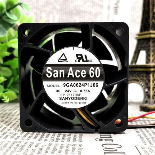 9GA0624P1J06 24V0.75A原装正品日本三洋SANYO60*60*38MM进口风扇