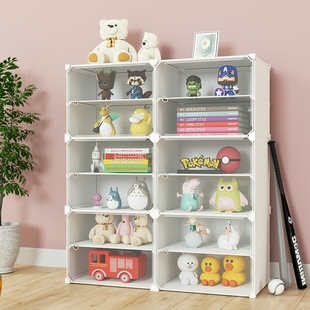 手办展示架玩具架子展示柜置物架家用小汽车放积木的收纳陈列柜子