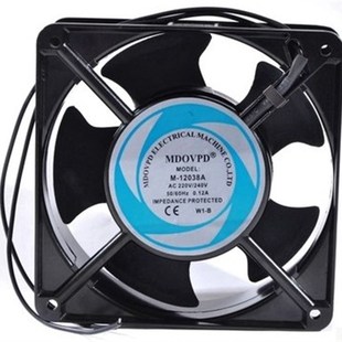 220V 12038A 0.12A 12038 机柜箱散热风扇 MDOVPD 滚珠轴承