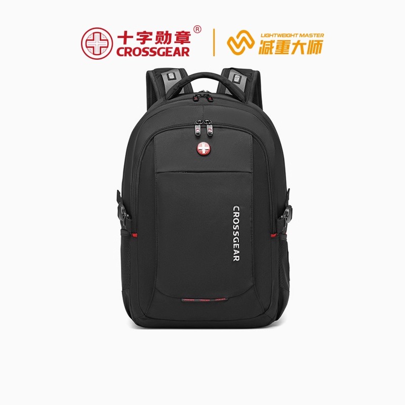 CROSSGEAR十字勋章瑞军士刀15.6英寸苹果macbookair专用气囊防震摔通勤上班大容量笔记本电脑手提双肩书背包