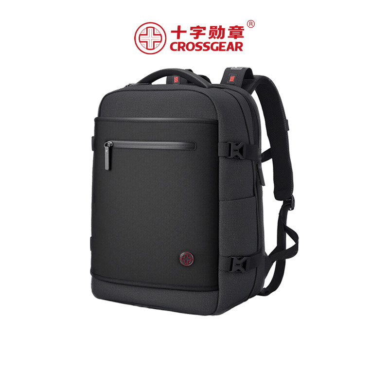 十字勋章大容量出差旅行双肩背包