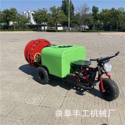 加宽沙滩轮胎果树打药机不打滑不下陷三轮果园打药机驾乘式打药机