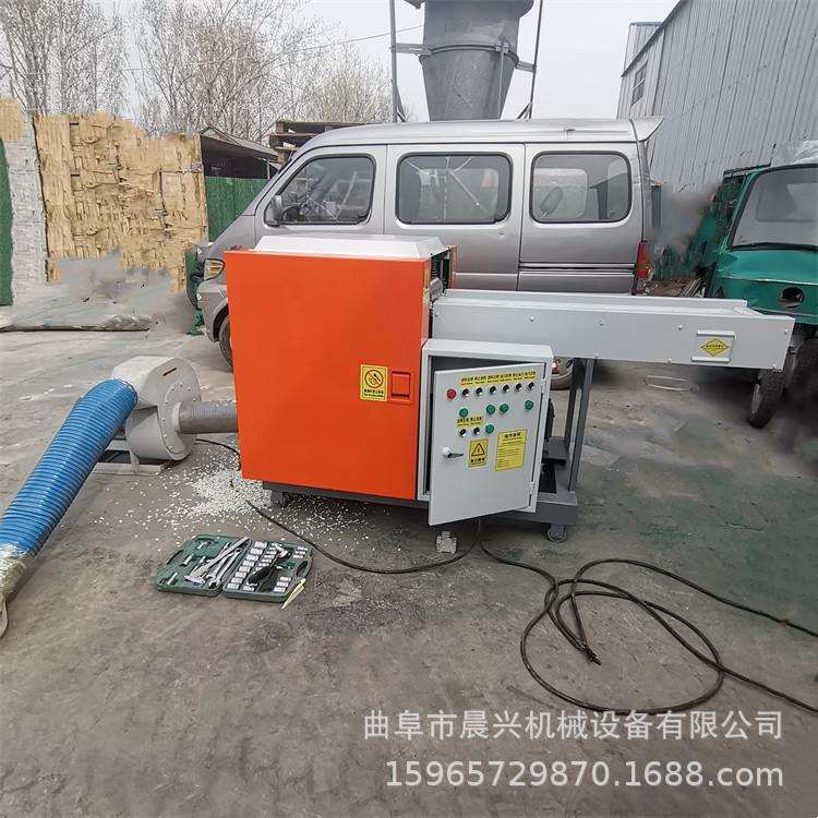 地毯边角料切碎机 床垫边角料粉碎机 辊式海绵粉碎机